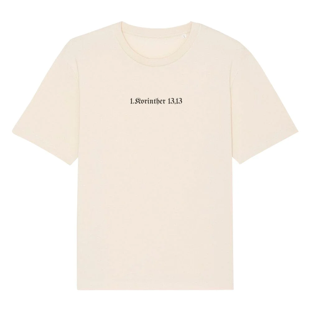1. Korinther 13,13 Oversized Shirt - Image 4