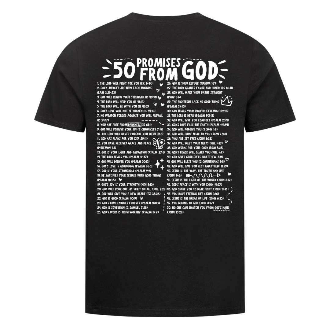 50 Promises from God Shirt BackPrint - Image 2