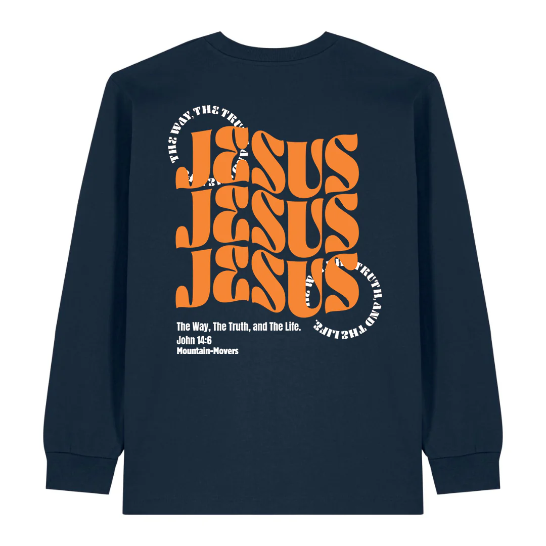 All About Jesus Longsleeve BackPrint - Image 3