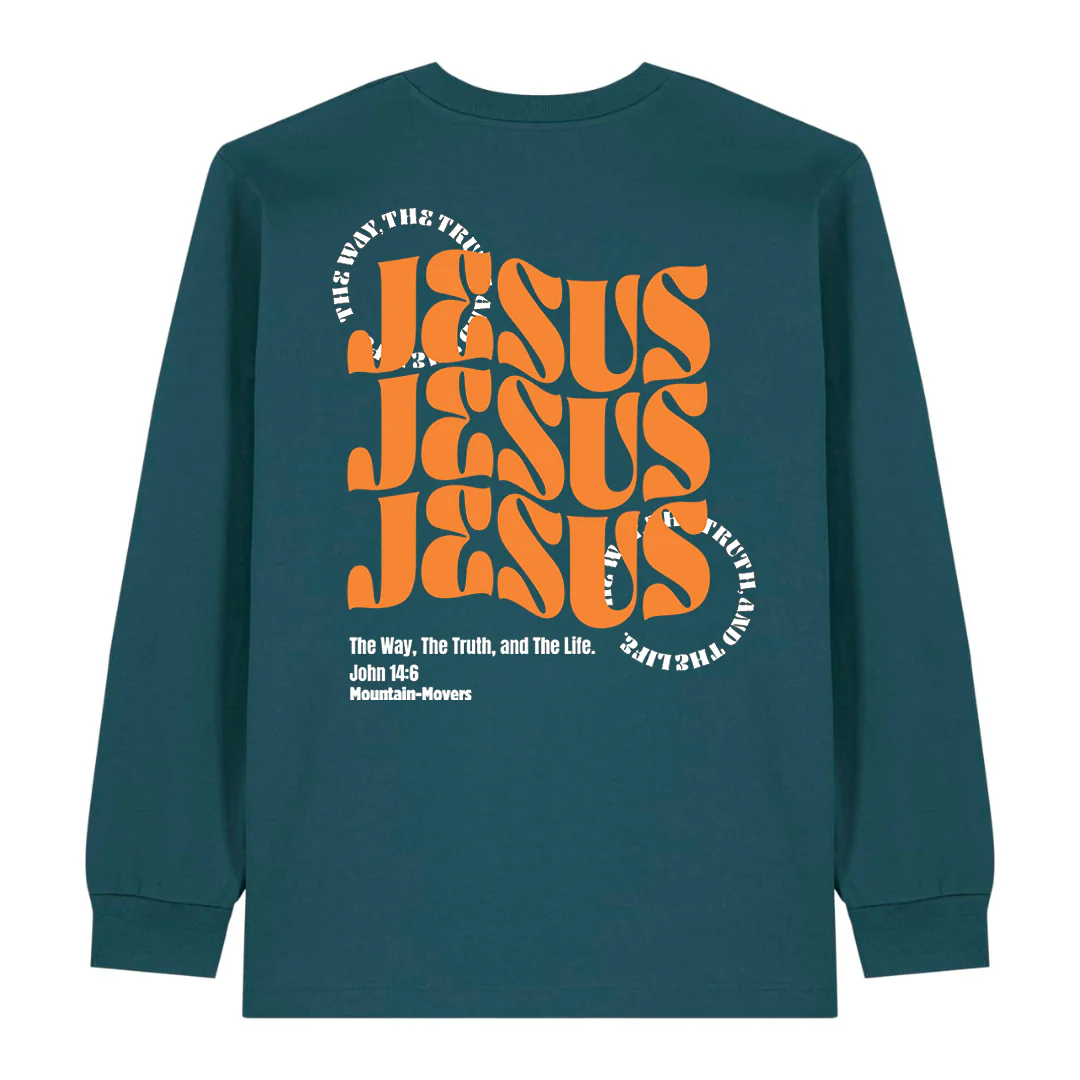 All About Jesus Longsleeve BackPrint - Image 4
