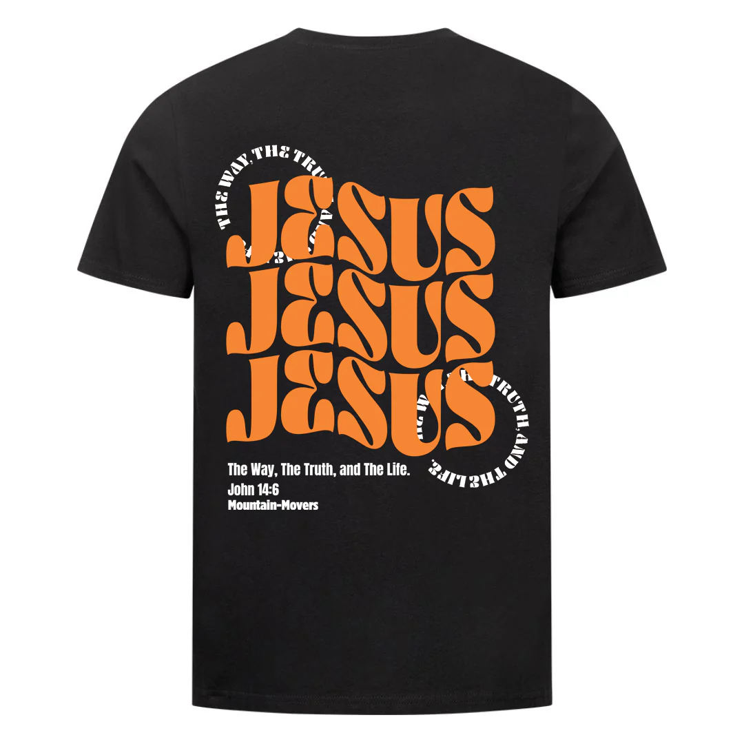 All About Jesus Shirt Backprint - Image 2