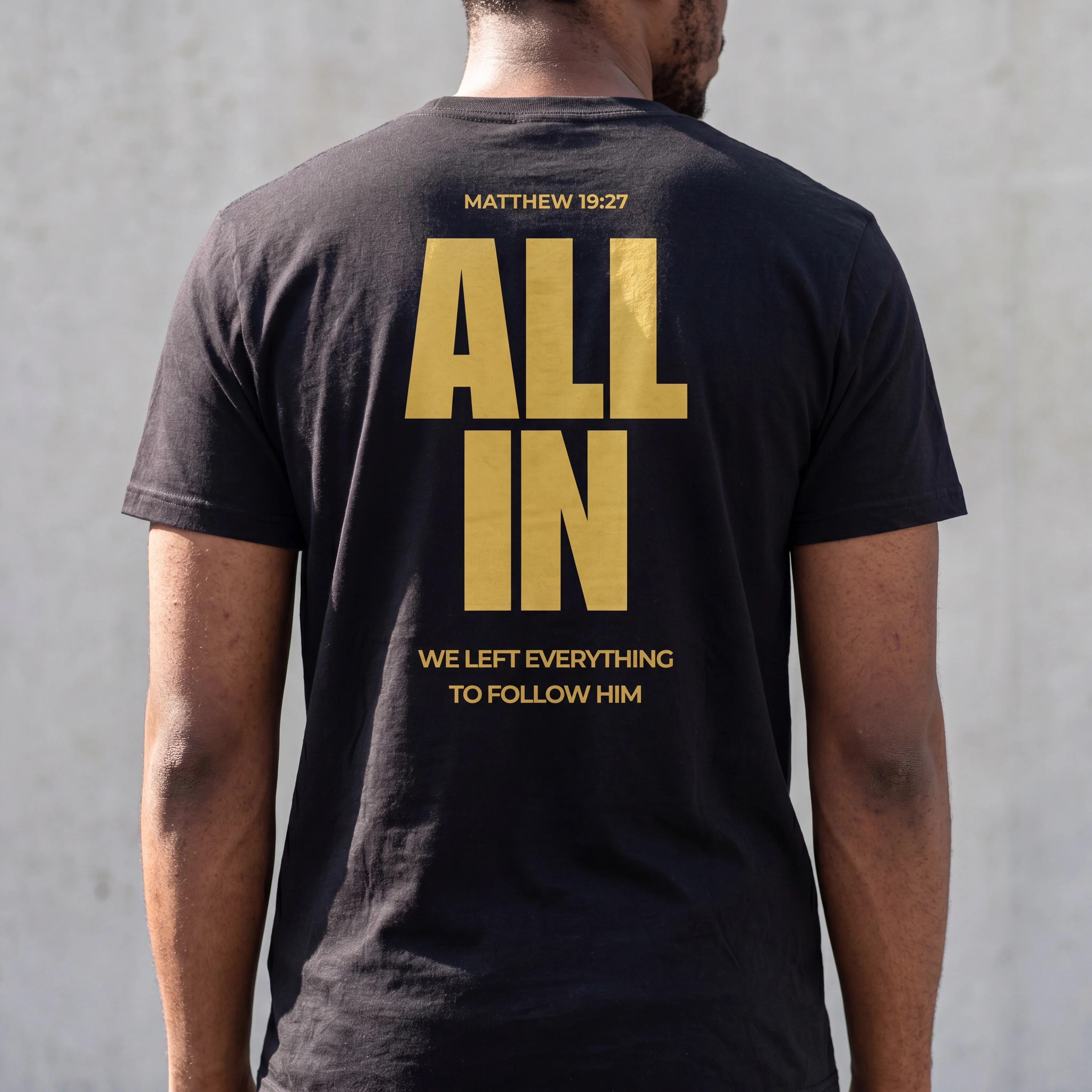 ALL in Shirt BackPrint