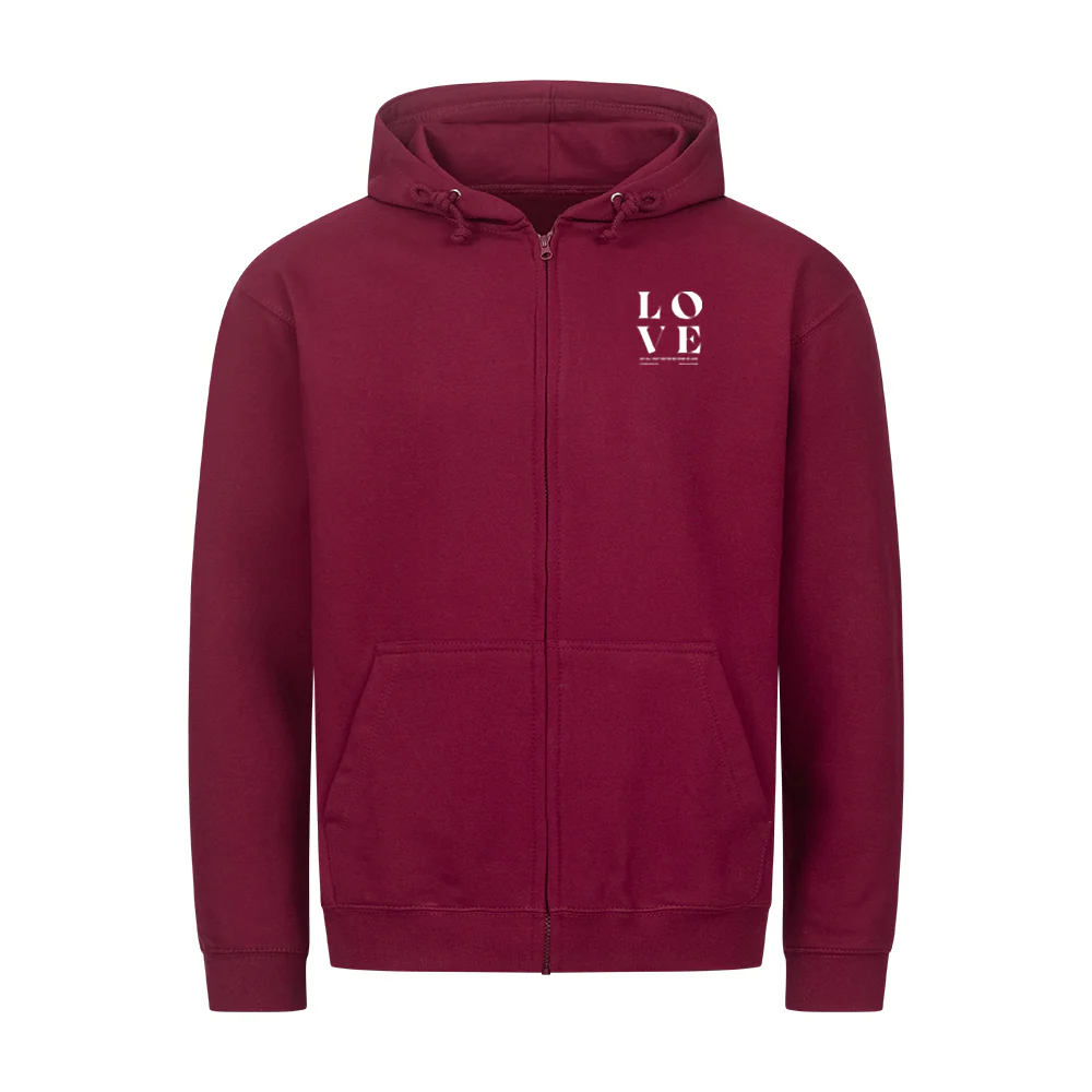 Alles geschehe in Liebe Zipper Hoodie - Image 5