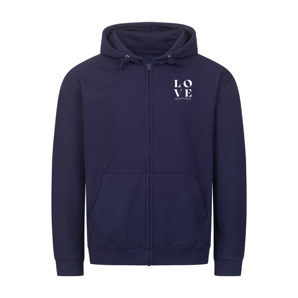 Alles geschehe in Liebe Zipper Hoodie - Image 7