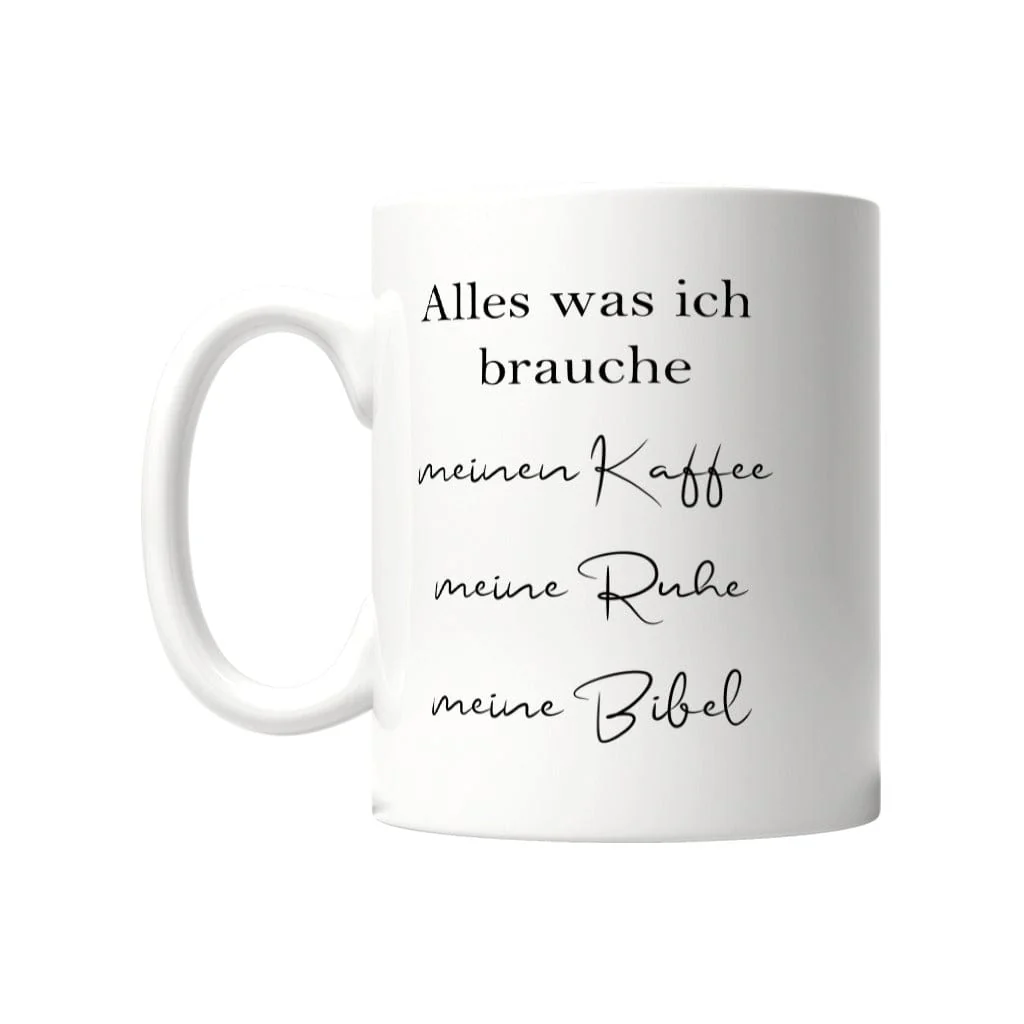 Alles was ich brauche Tasse - Image 3