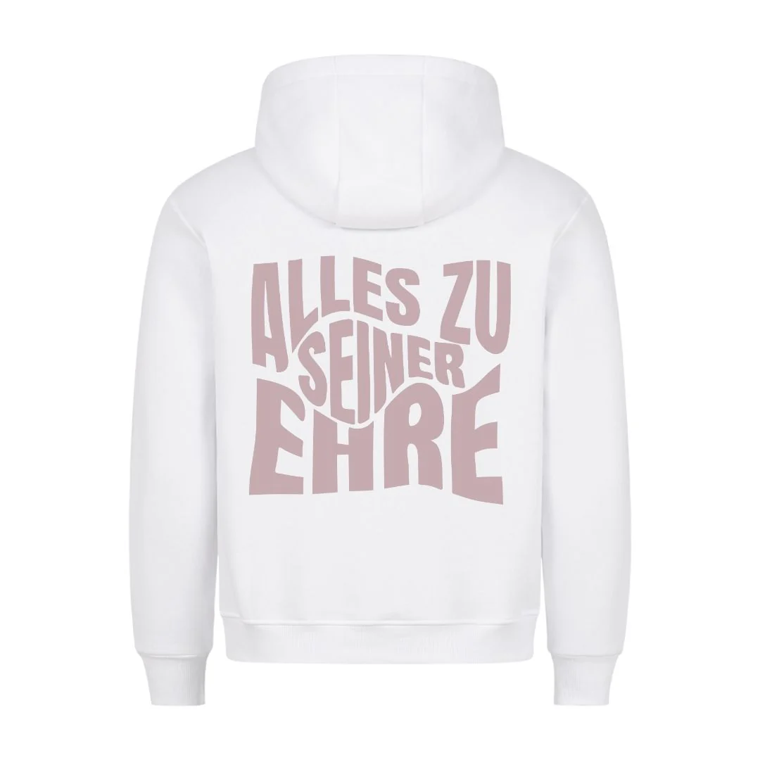 Alles zu seiner Ehre Hoodie Backprint - Image 2