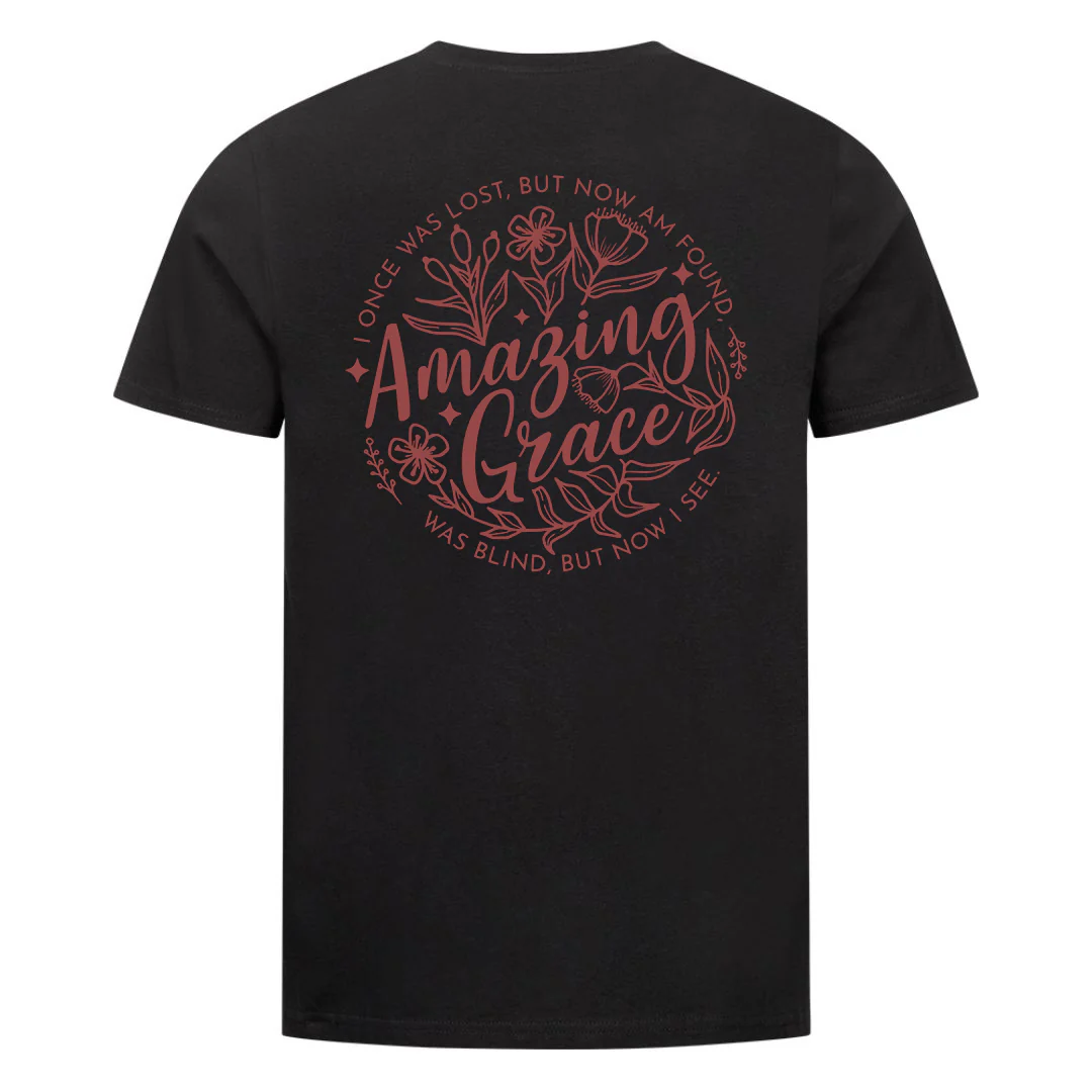Amazing Grace circle Shirt Backprint - Image 2