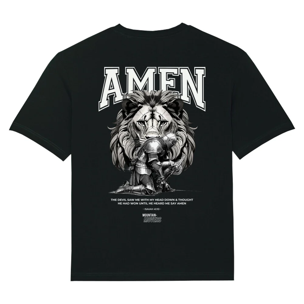 Amen Oversized Shirt BackPrint - Image 2