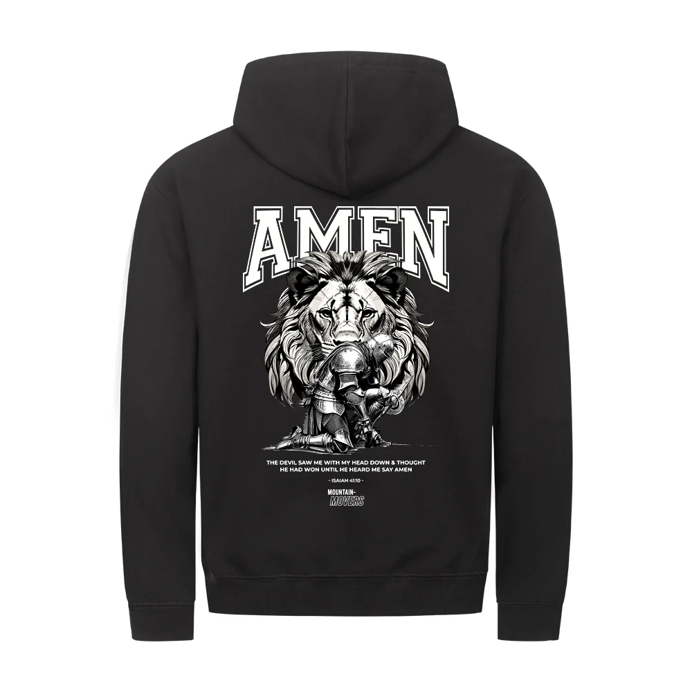 Amen Zipper Hoodie Backprint