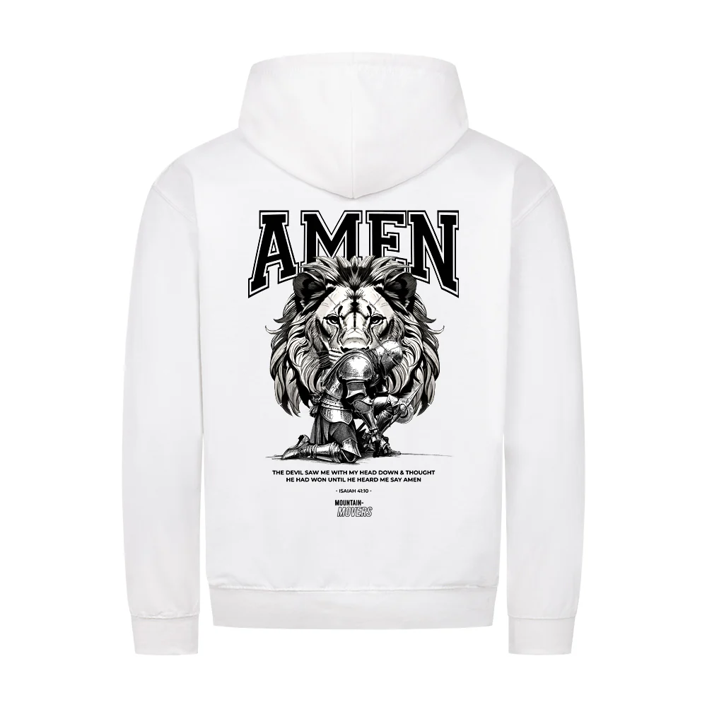 Amen Zipper Hoodie Backprint - Image 3