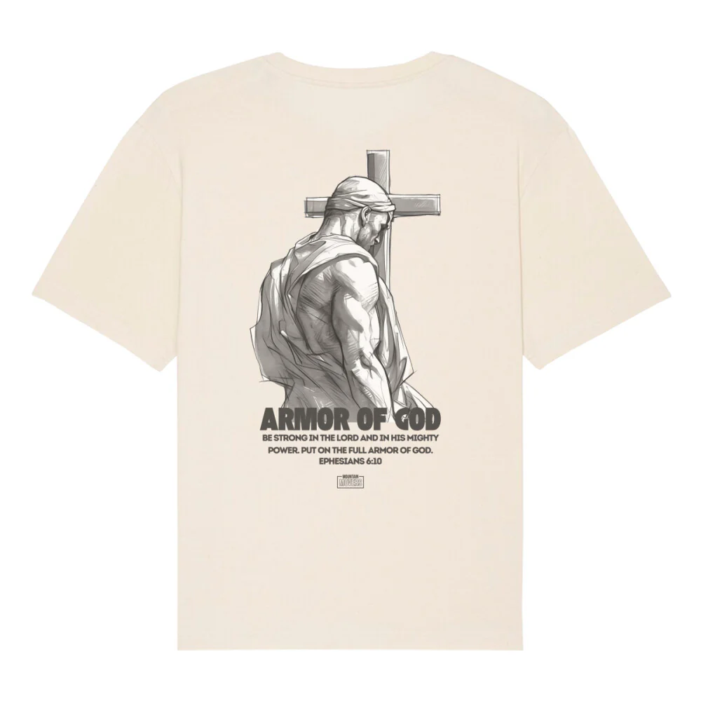Armor of God Gym Oversized Shirt BackPrint - Image 7