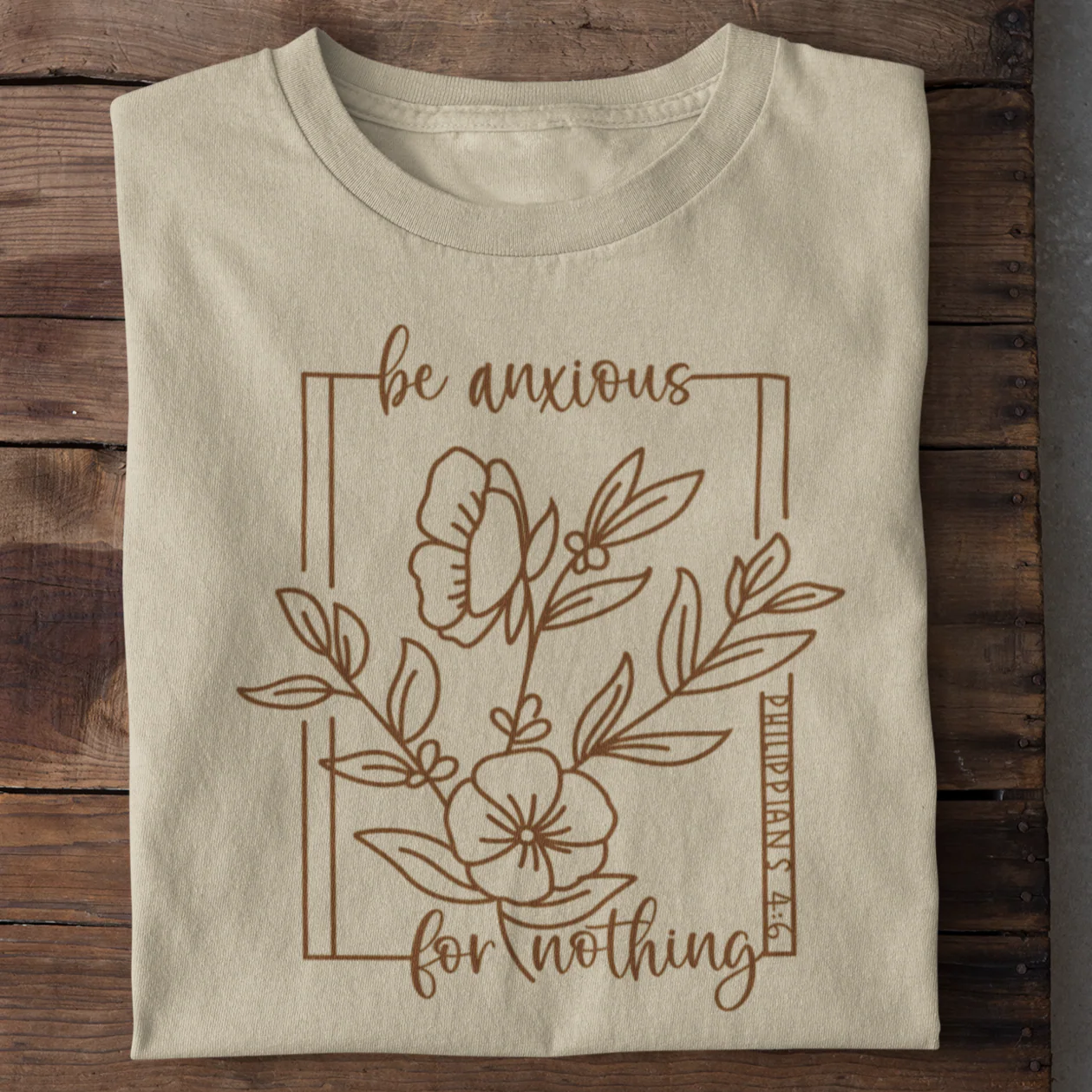 Be anxious for nothing Shirt - Image 9
