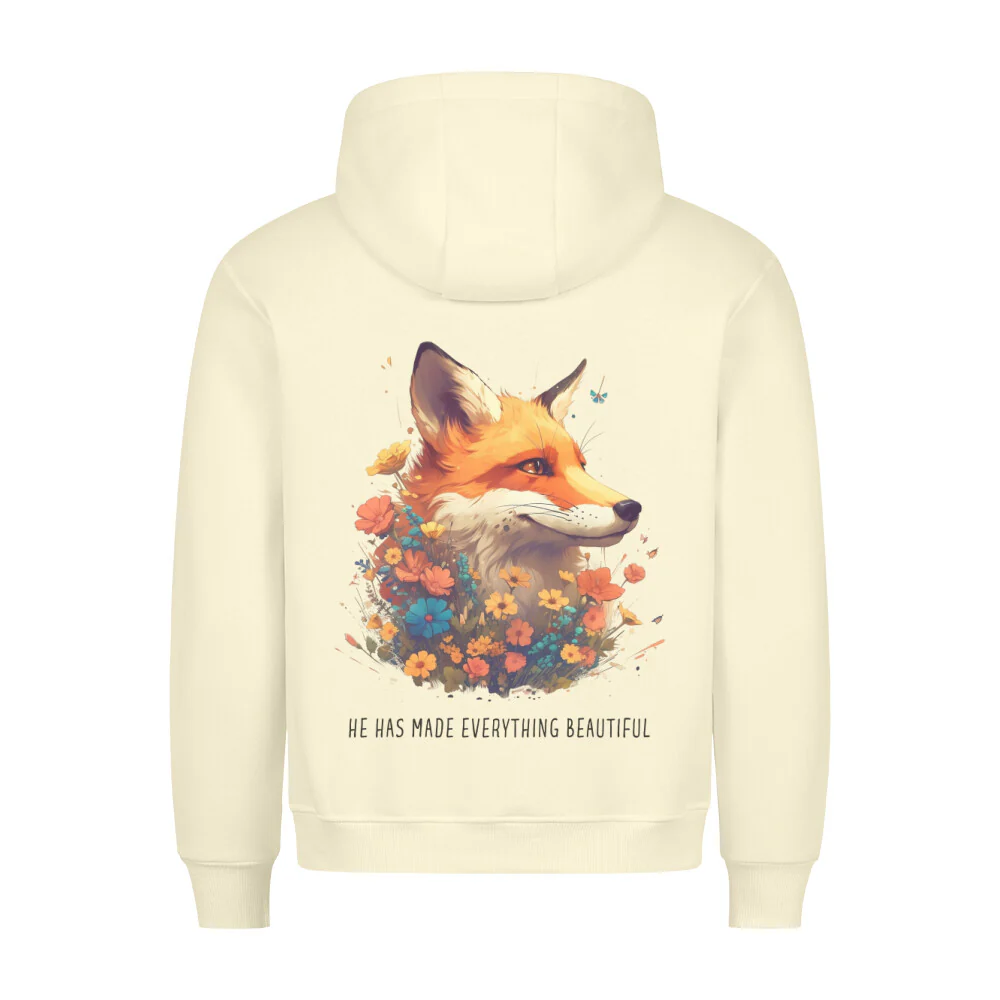 Beautiful Fox Hoodie BackPrint - Image 7