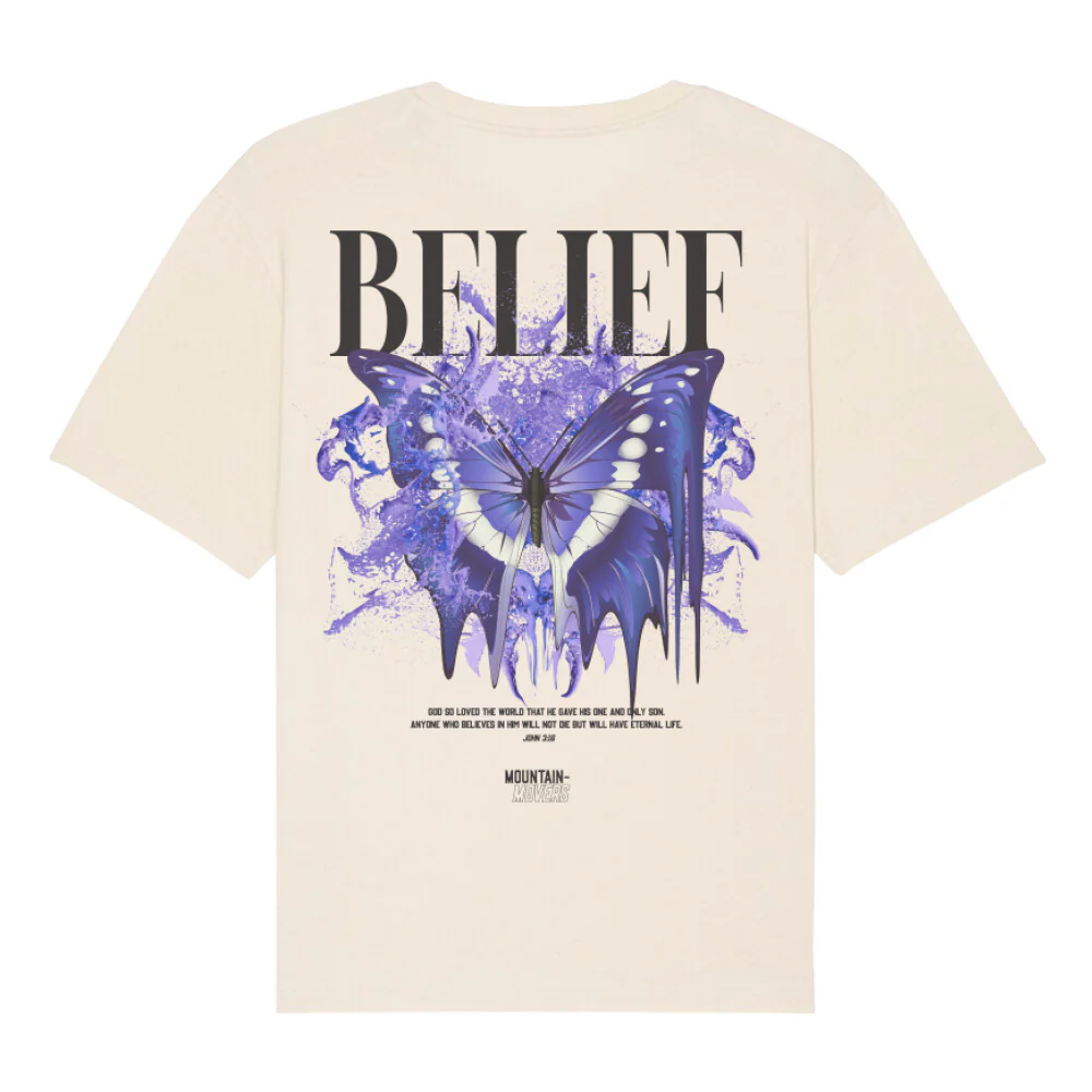 Belief Streetwear Oversized Shirt Front- und BackPrint - Image 6