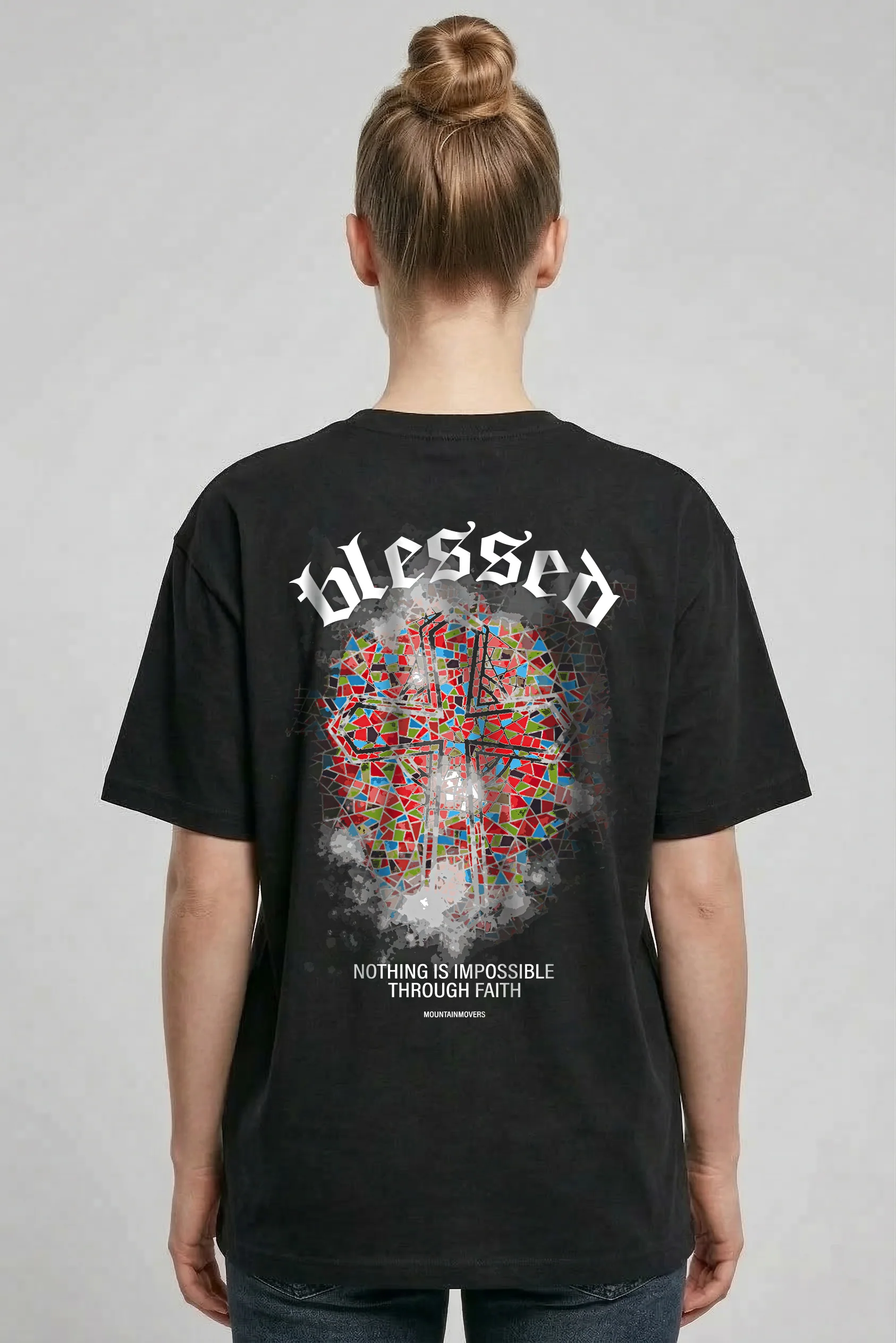 Blessed Oversized T-Shirt BackPrint