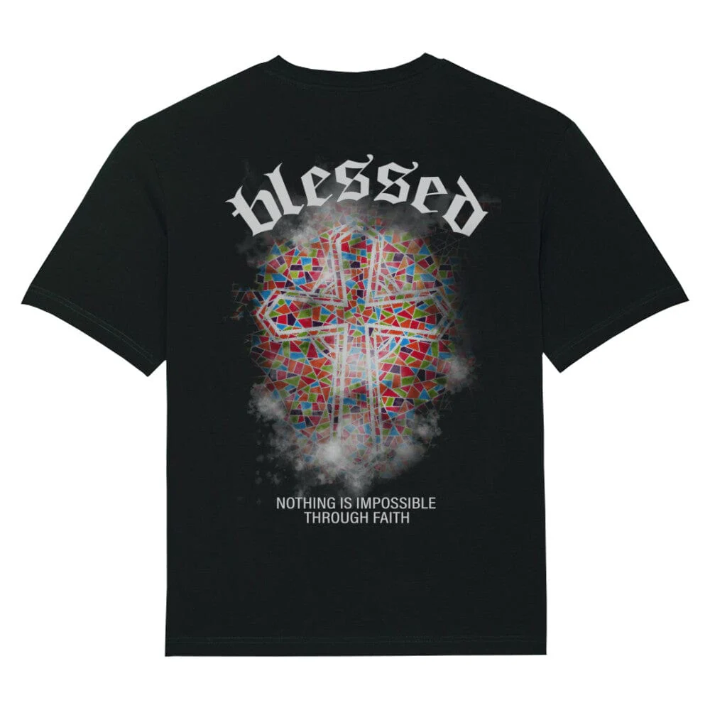Blessed Oversized T-Shirt BackPrint - Image 2