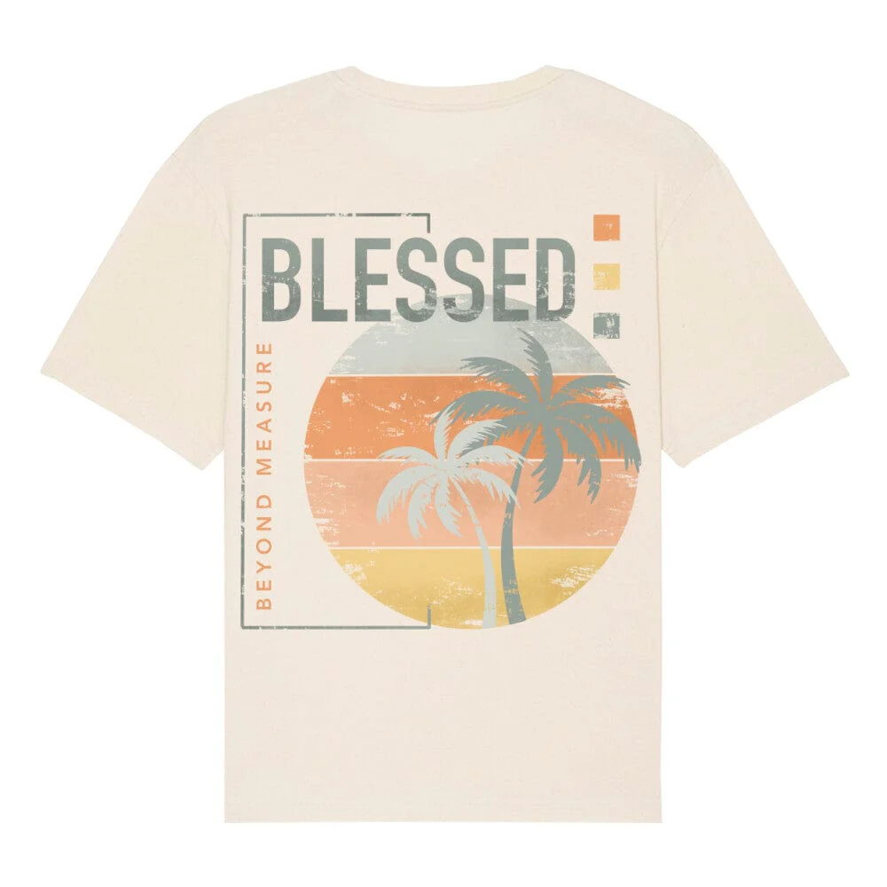 Blessed Retro Oversized Shirt BackPrint - Image 6