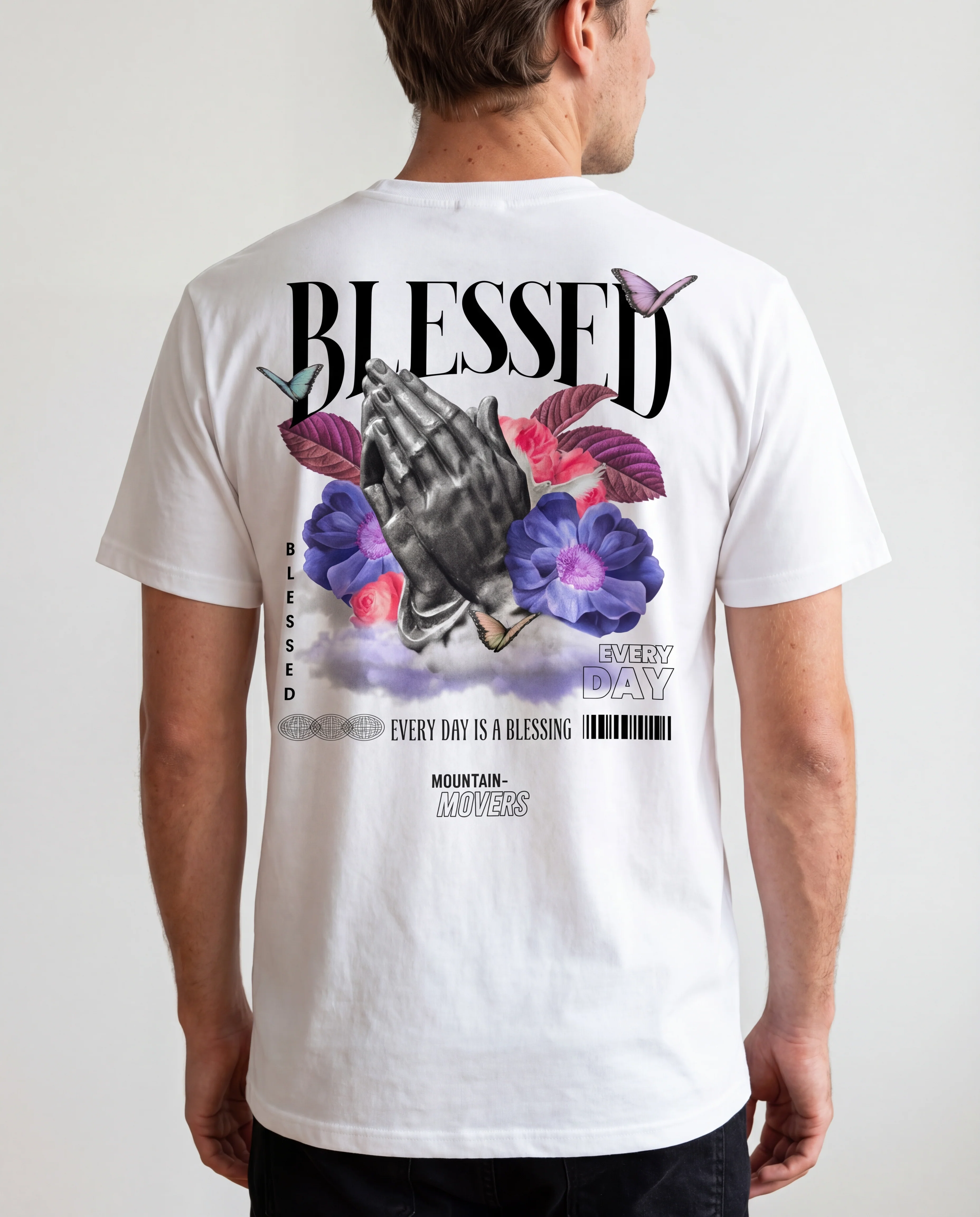 Blessed Streetwear T-Shirt Backprint