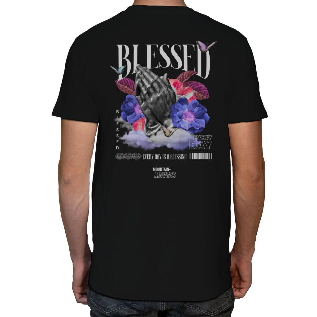 Blessed Streetwear T-Shirt Backprint - Image 7