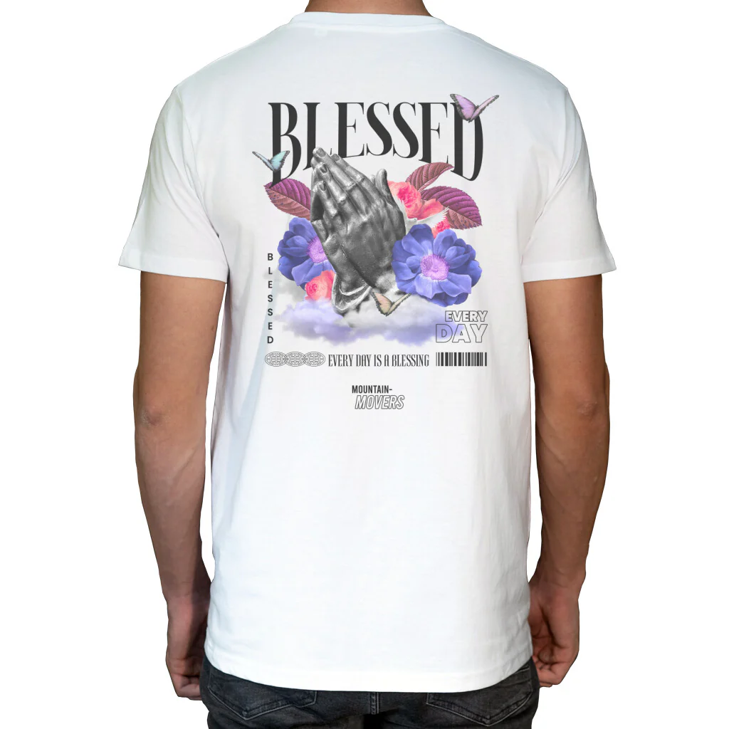 Blessed Streetwear T-Shirt Backprint - Image 8