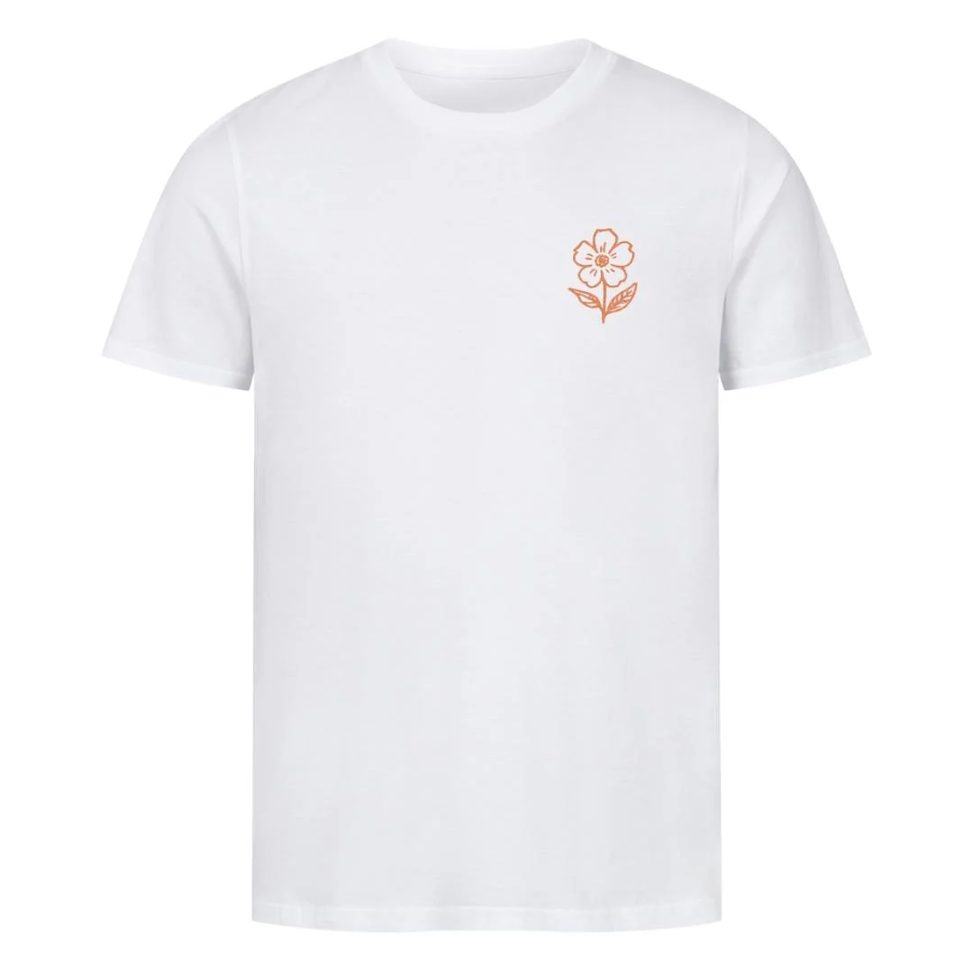 Bloom with Purpose Flower Shirt Front & Back - Image 5