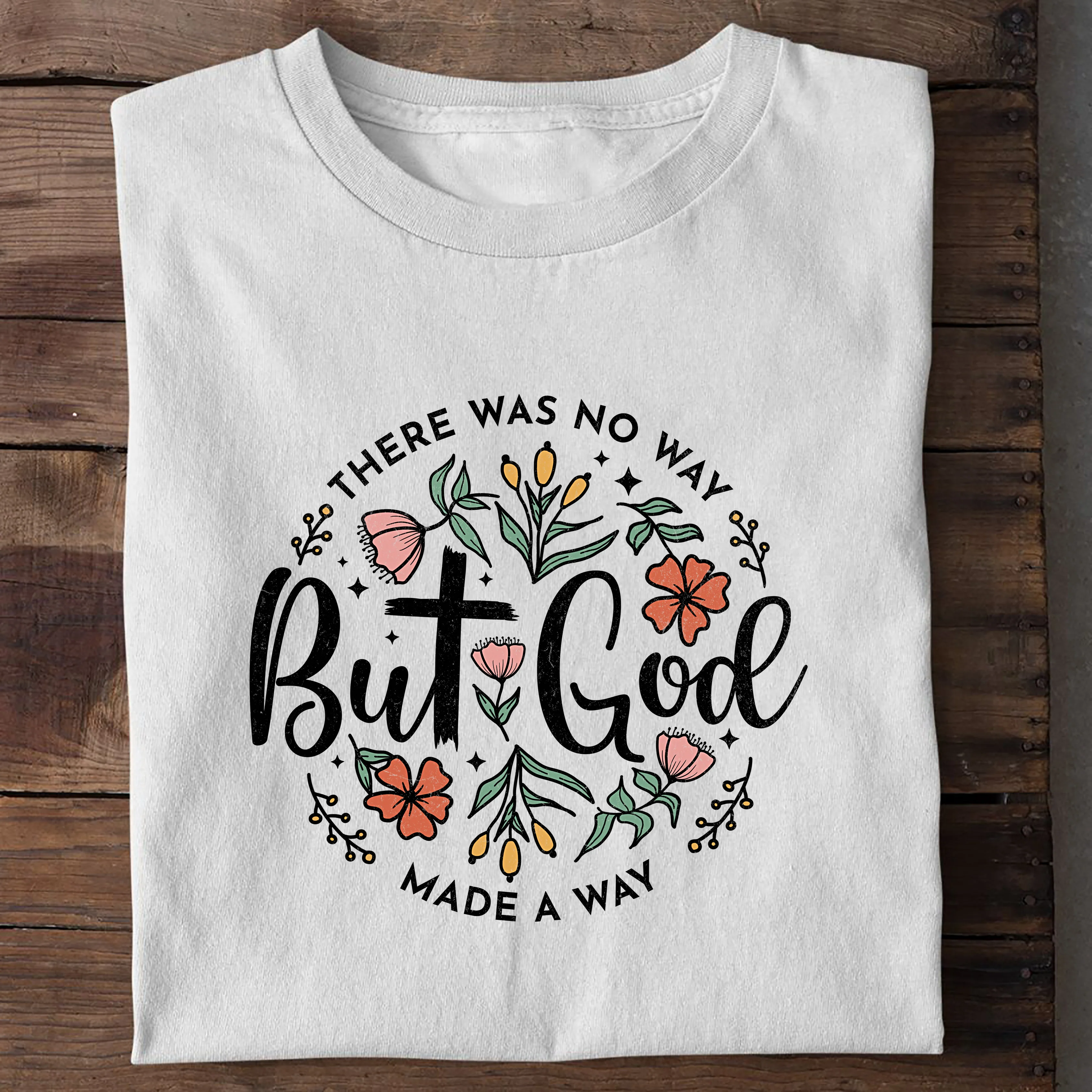 But God floral Shirt - Image 3