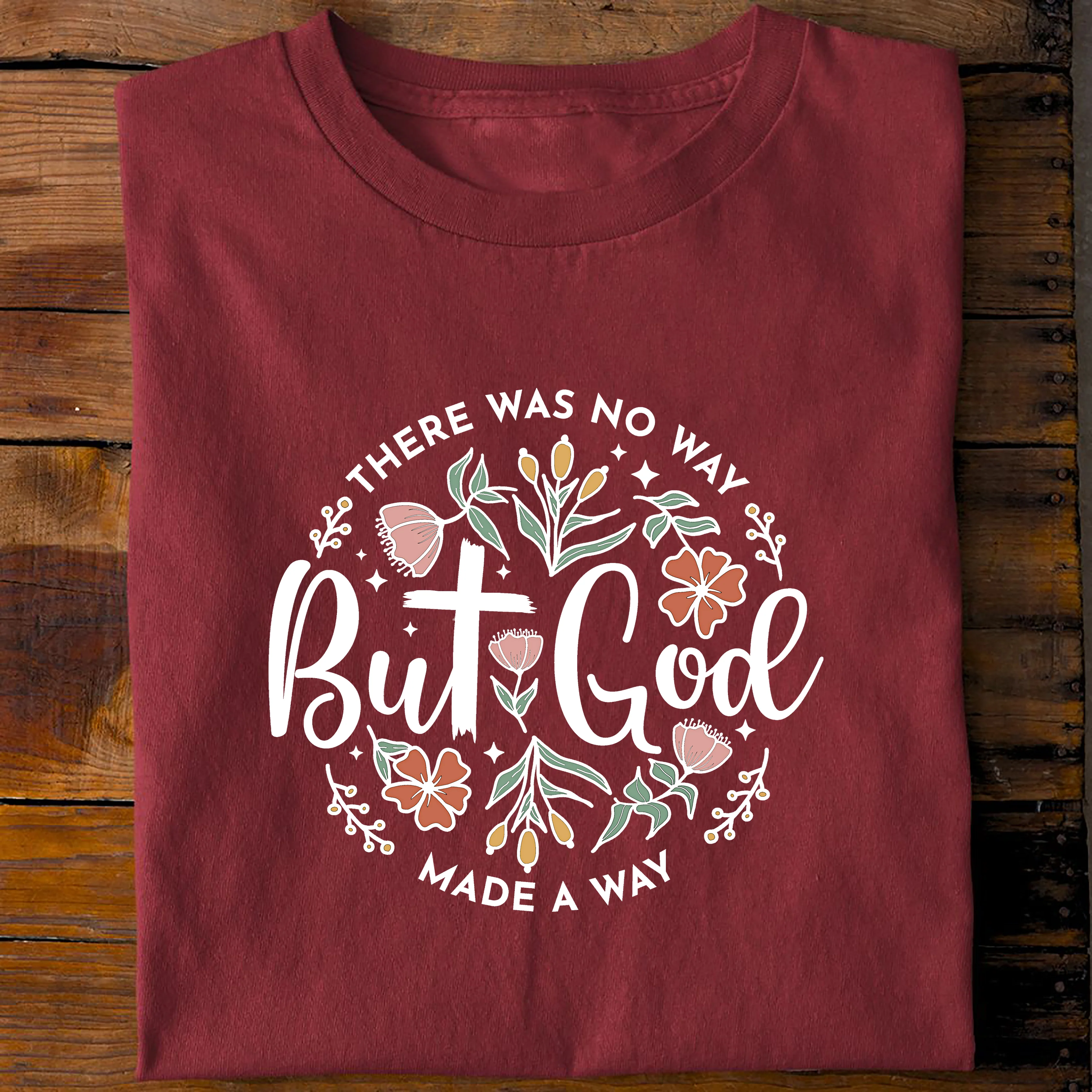 But God floral Shirt - Image 7