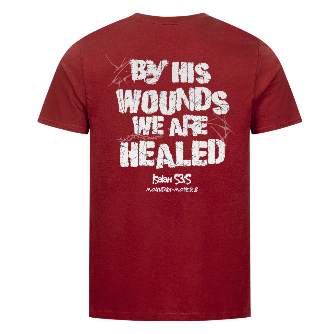 By his Wounds Shirt Backprint - Image 5