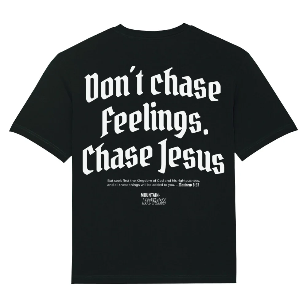 Chase Jesus Oversized T-Shirt BackPrint