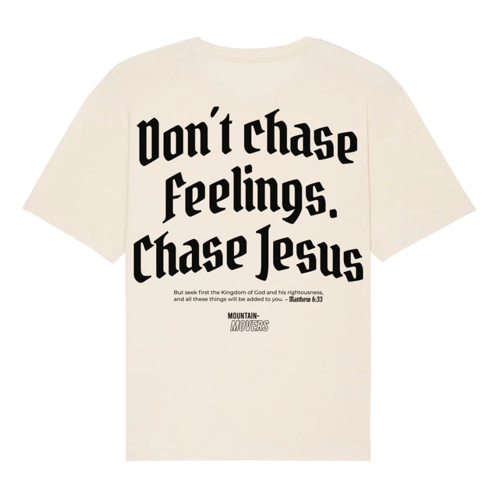 Chase Jesus Oversized T-Shirt BackPrint - Image 5
