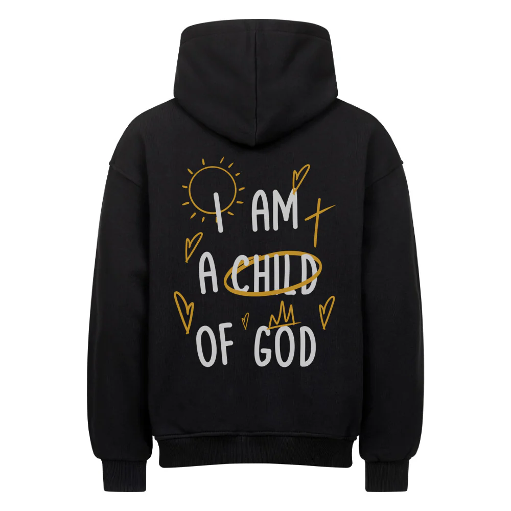 Child of God Colour Oversized Hoodie BackPrint