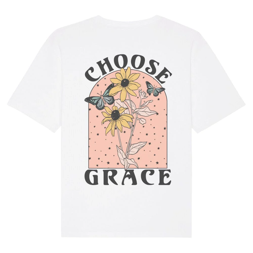 Choose Grace Oversized Shirt BackPrint - Image 2
