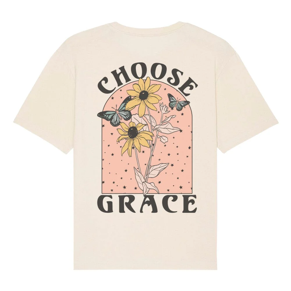Choose Grace Oversized Shirt BackPrint - Image 4
