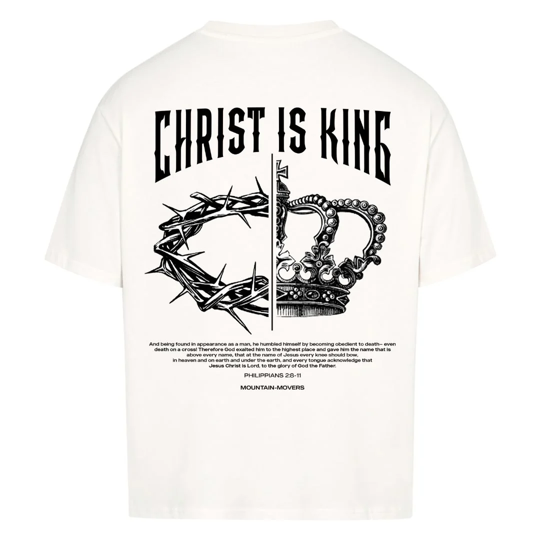 Christ is King Easter Oversized Shirt BackPrint - Image 3