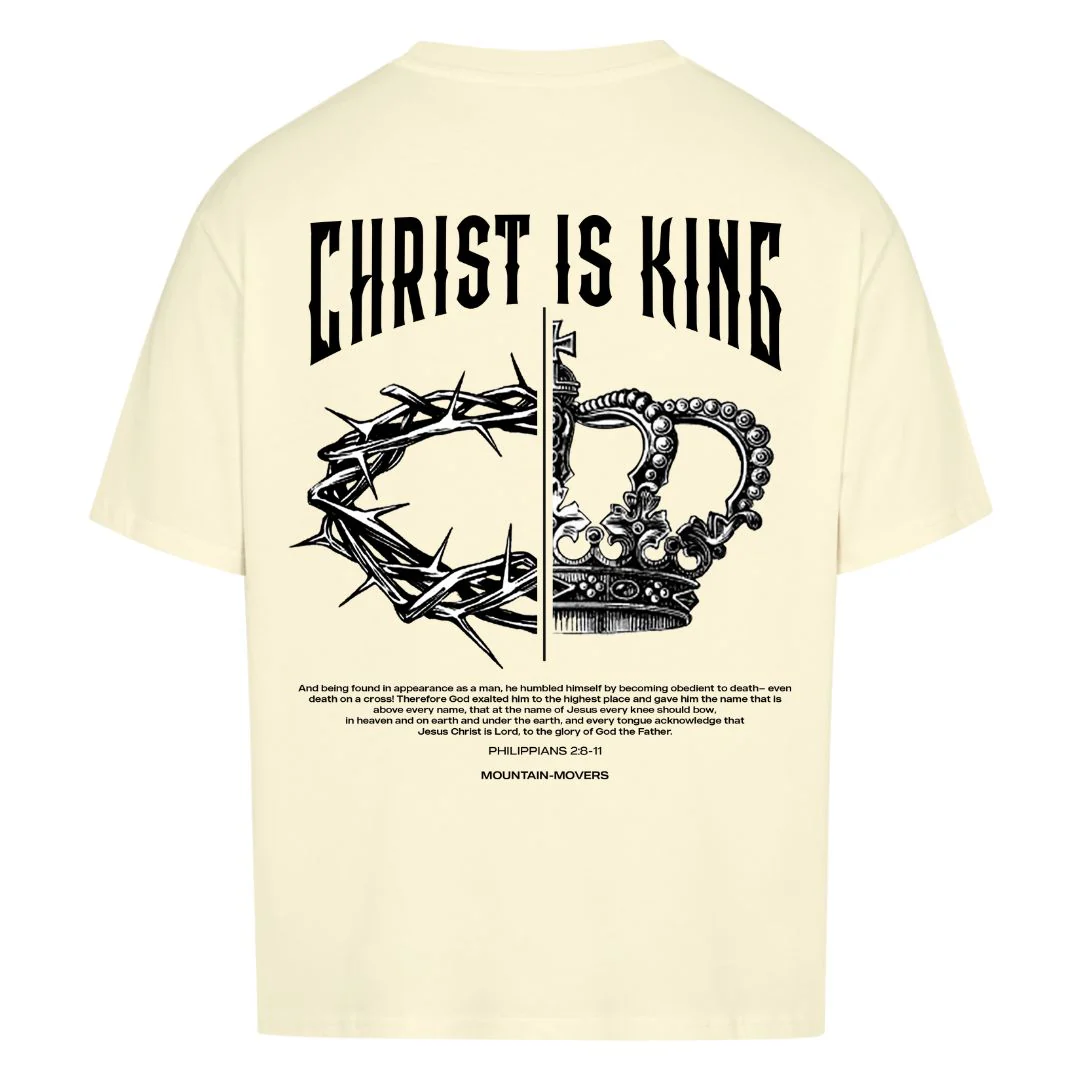 Christ is King Easter Oversized Shirt BackPrint - Image 4