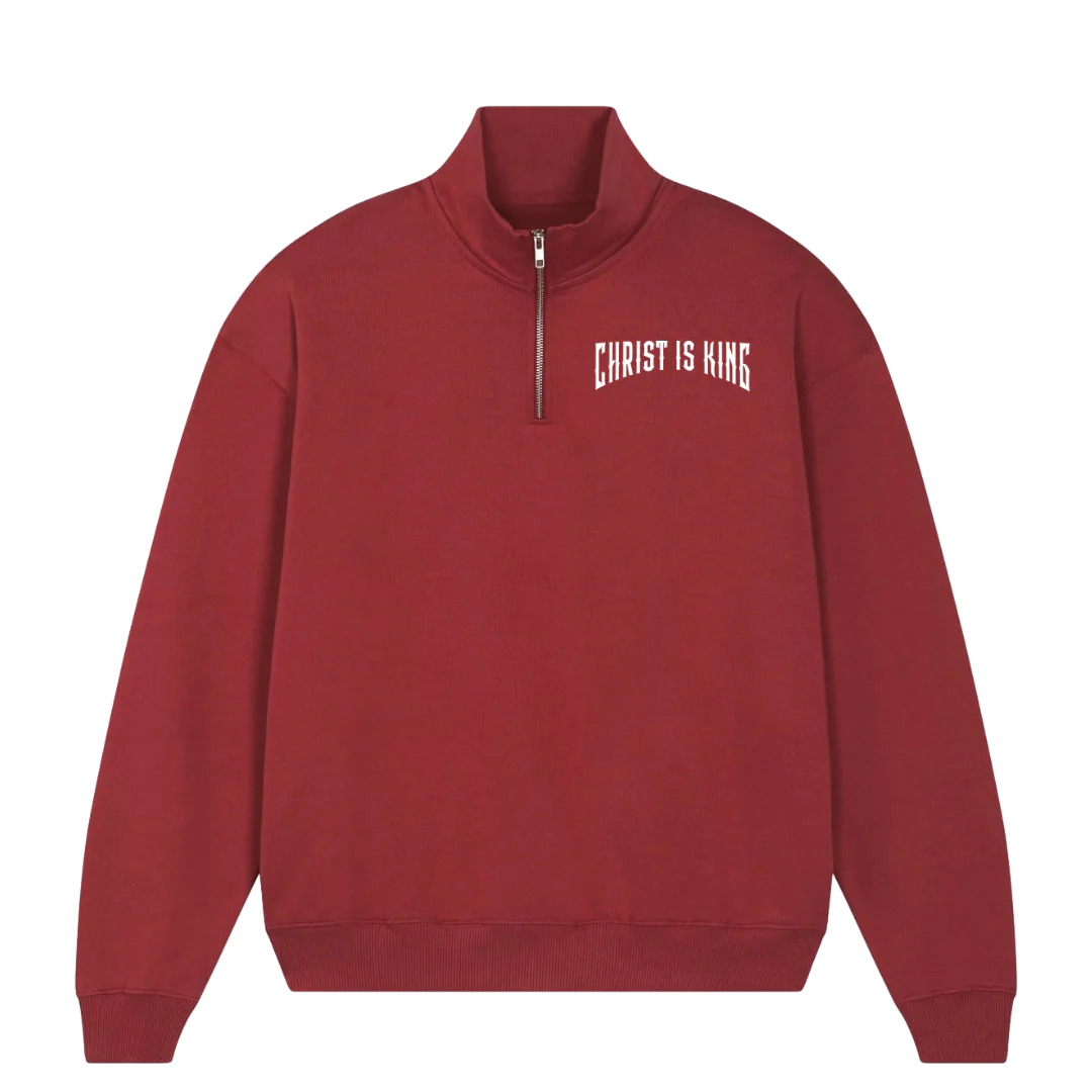 Christ is King Half Zip Sweater - Image 8