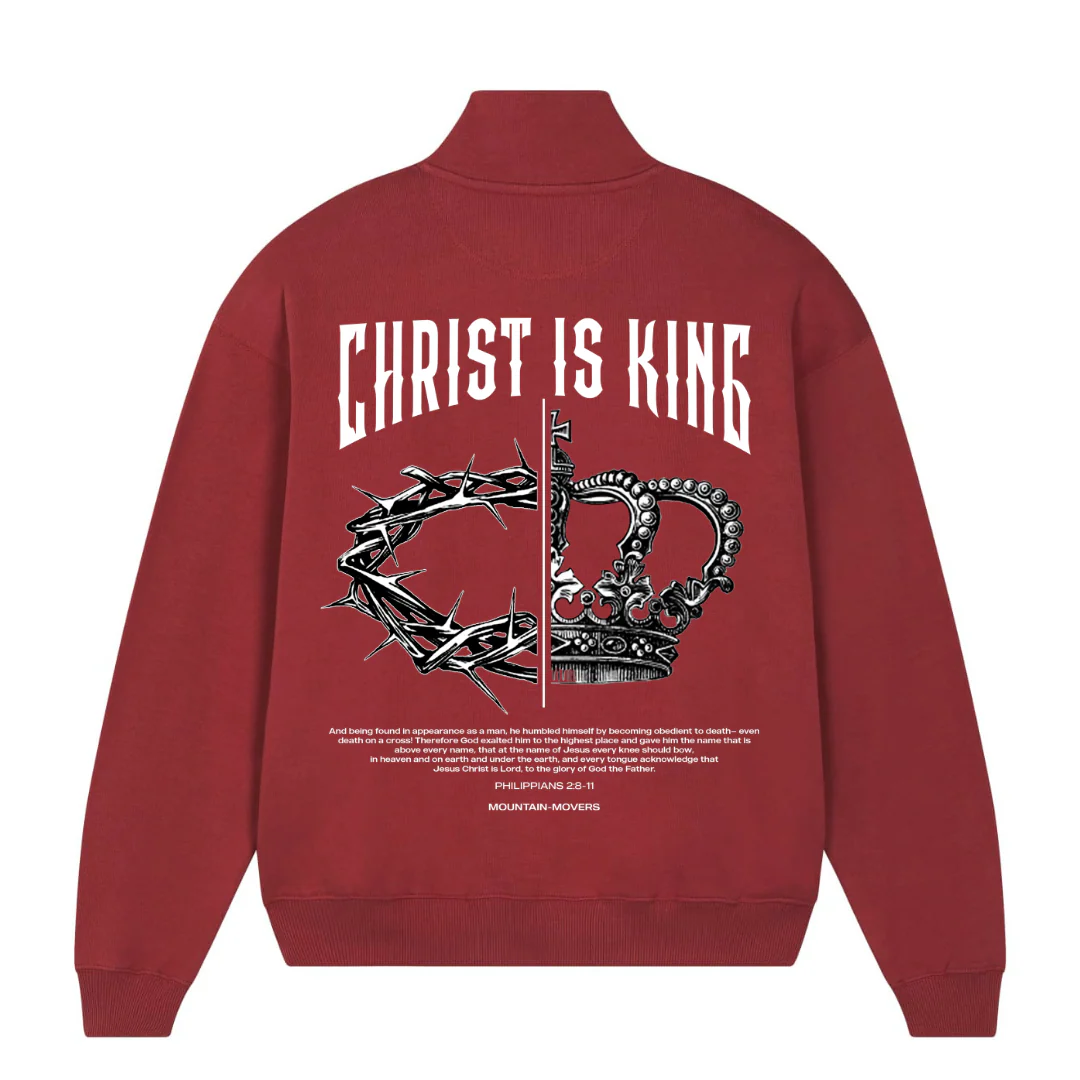 Christ is King Half Zip Sweater - Image 9