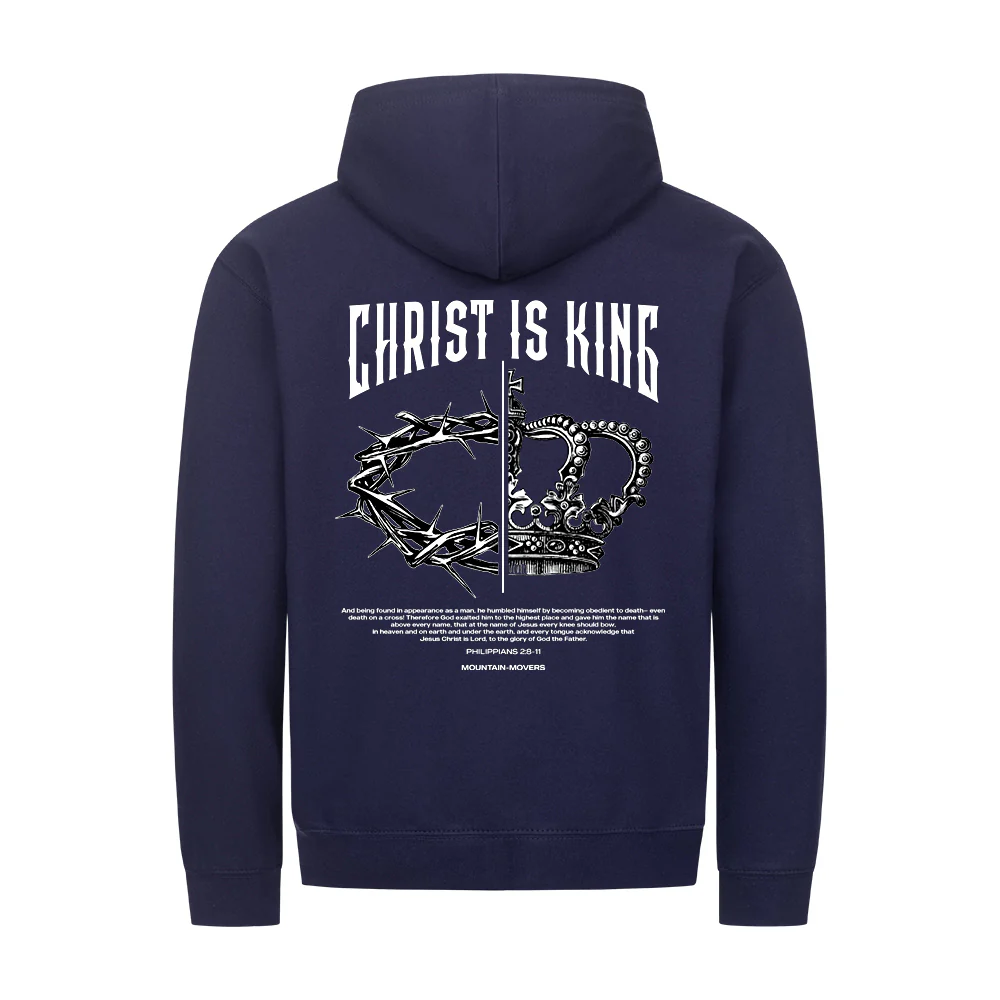 Christ is King Zipper Hoodie Backprint - Image 7