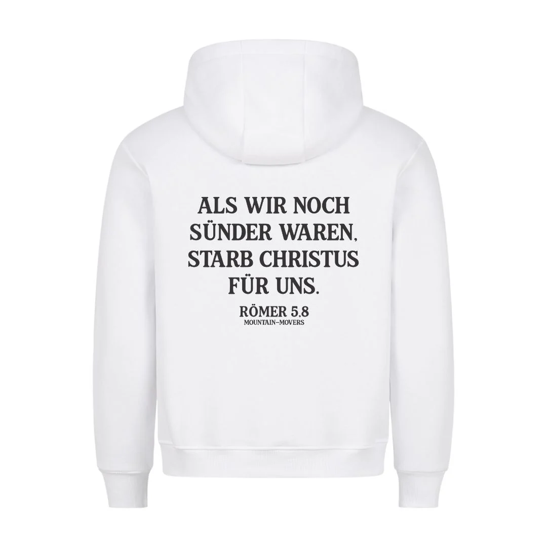 Christus starb für uns Hoodie Backprint - Image 4
