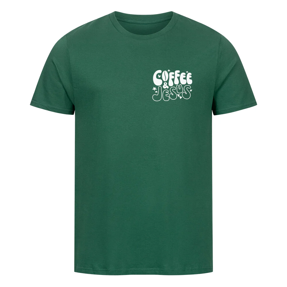Coffee & Jesus Hearts T-Shirt - Image 4