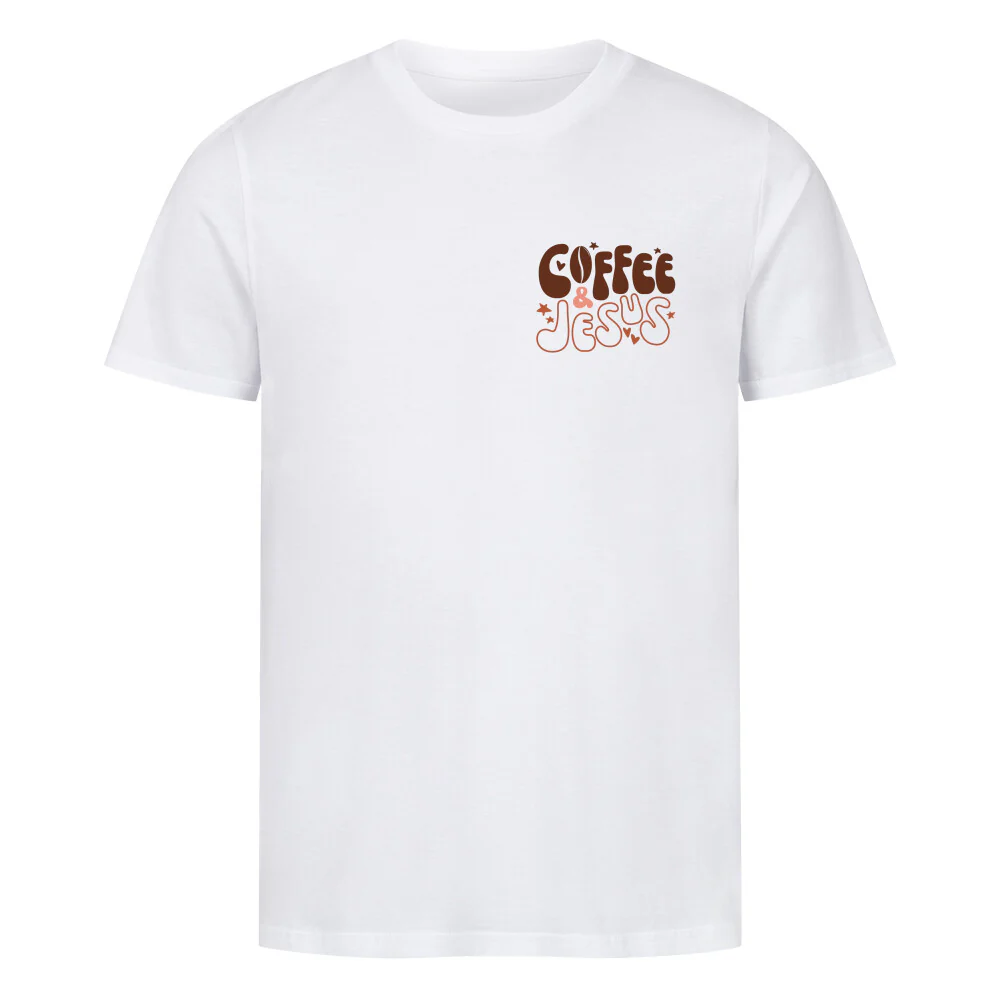 Coffee & Jesus Hearts T-Shirt - Image 6