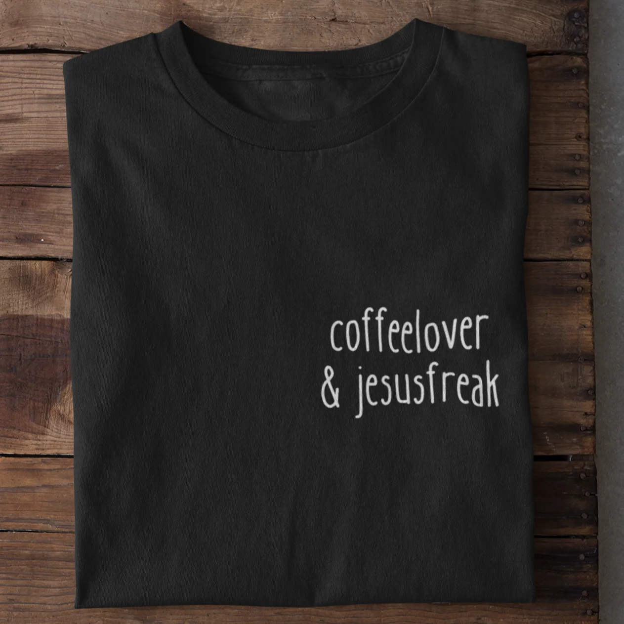 Coffeelover & Jesusfreak Shirt - Image 6