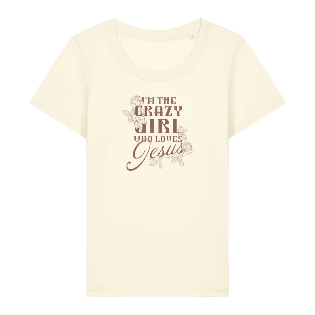 Crazy Girl Frauen T-Shirt - Image 5