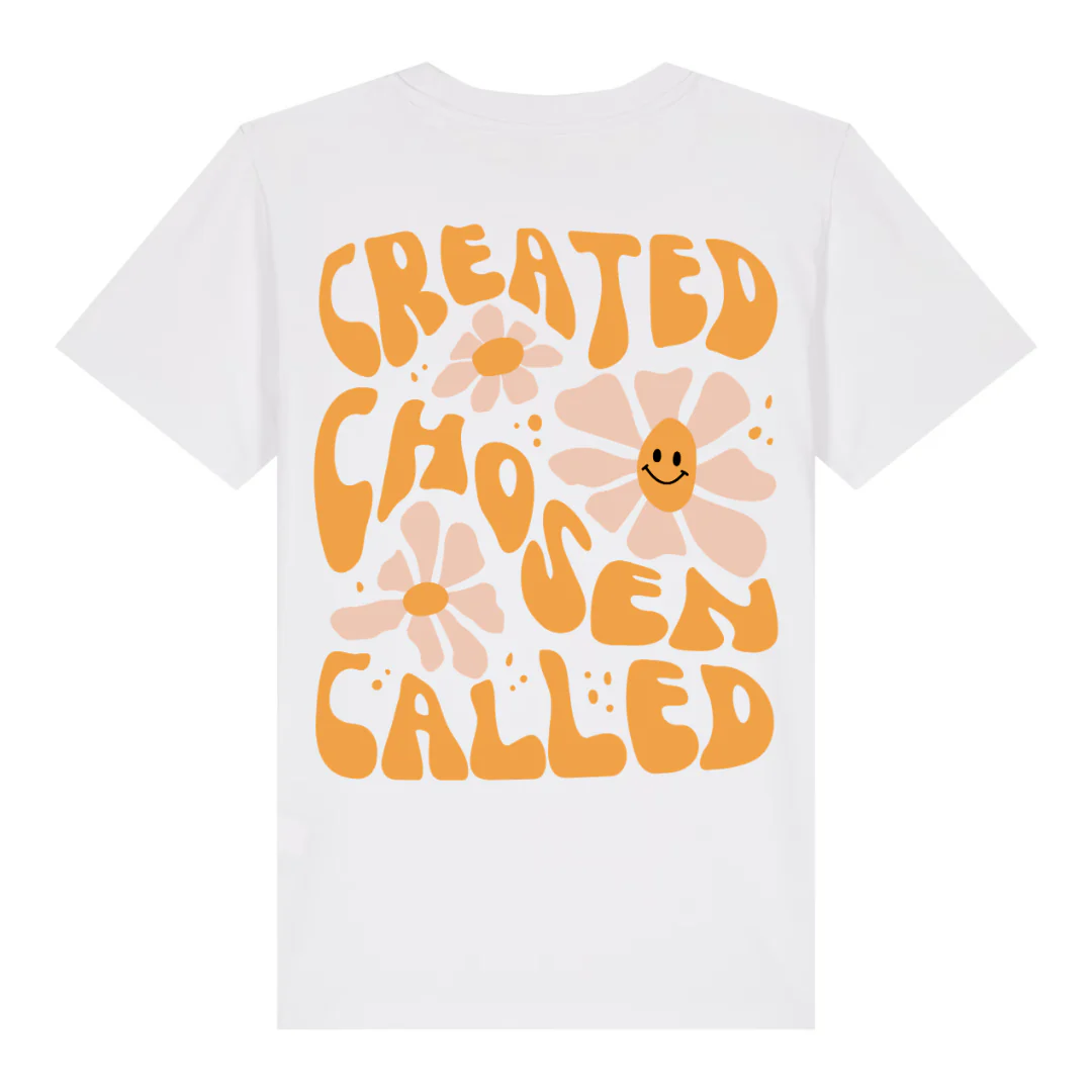 Created Chosen Called Kinder T-Shirt Backprint - Image 2