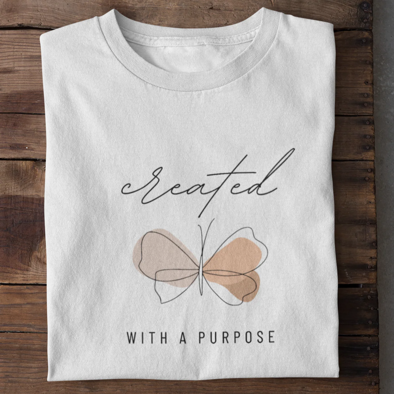 Created with a purpose Shirt - Image 2