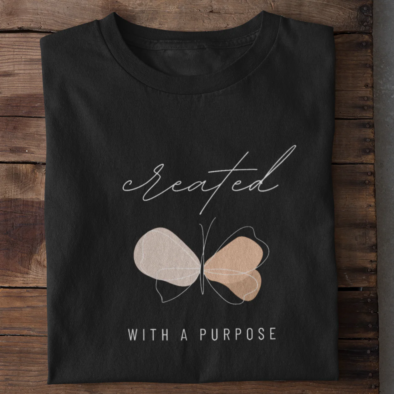 Created with a purpose Shirt - Image 7
