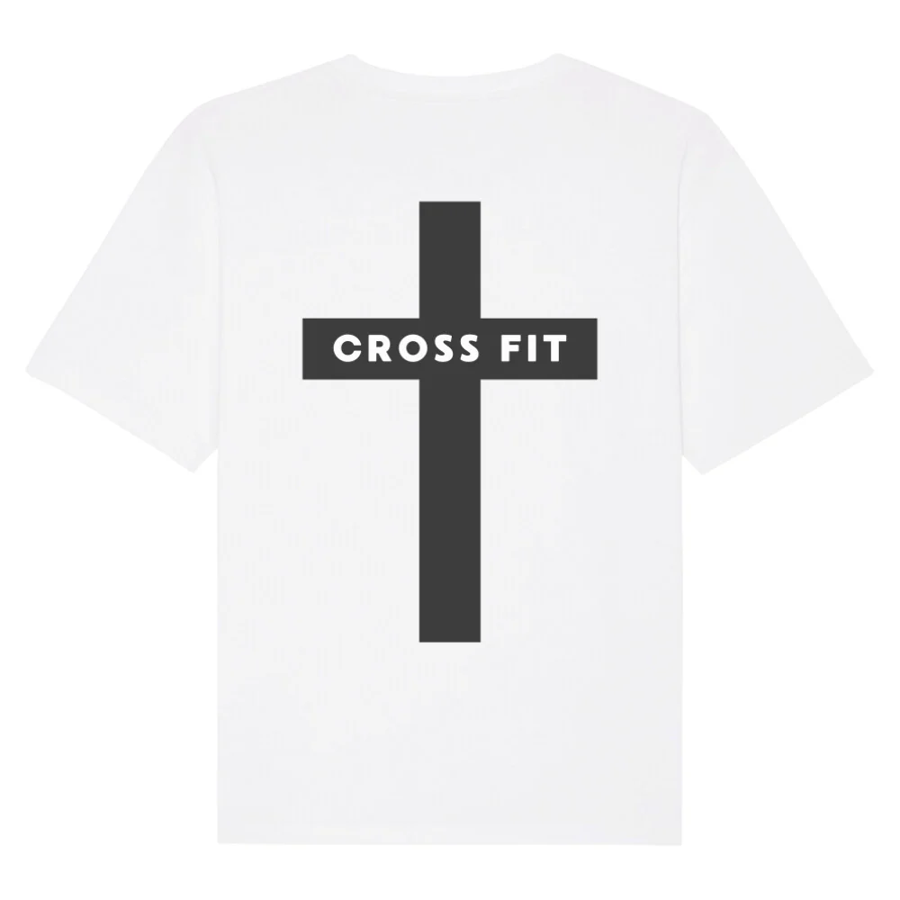 Cross Fit Gym Oversized Shirt BackPrint - Image 2
