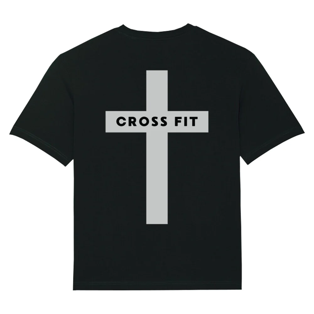 Cross Fit Gym Oversized Shirt BackPrint - Image 5