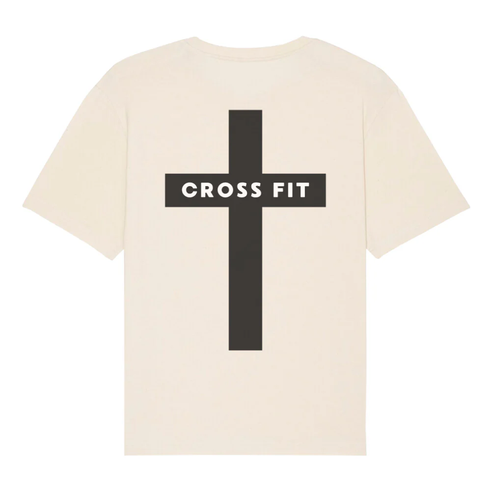 Cross Fit Gym Oversized Shirt BackPrint - Image 7