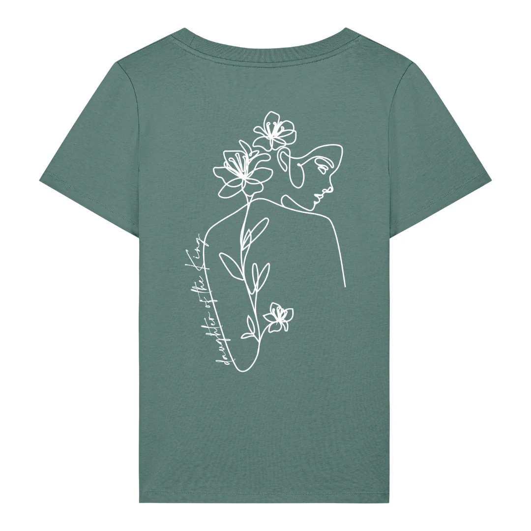 Daughter of the King Frauen T-Shirt Back - Image 6